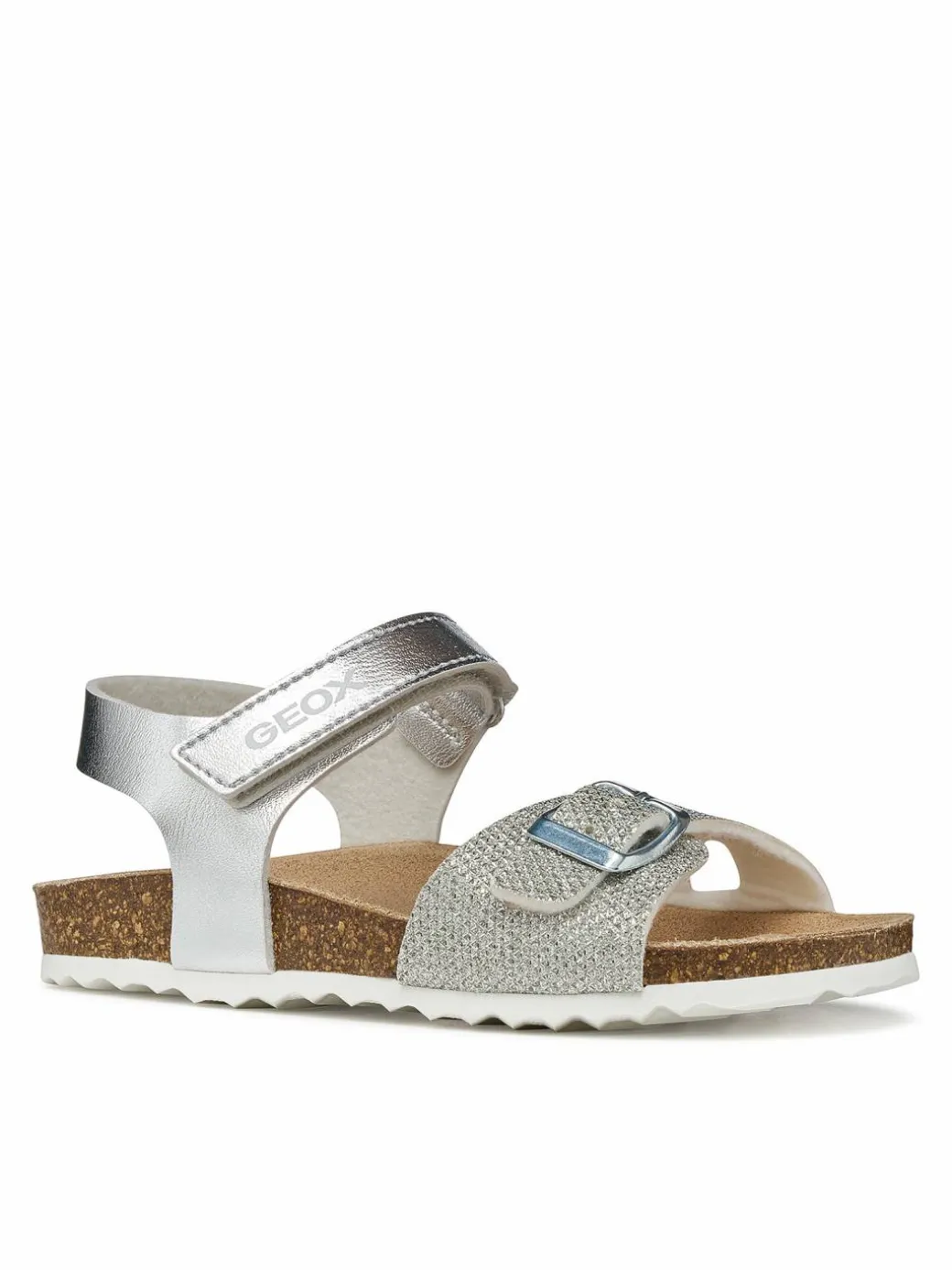 Sandali J Adriel Girl J028MC 0BNEW C1007 M Argento