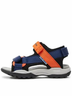 Sandali J Borealis Boy J450RE 01411 C0659 M Blu scuro