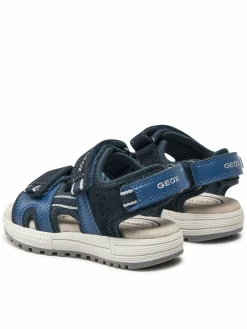 Sandali J Sandal Alben Boy J35AVA 01520 CF44M M Blu scuro
