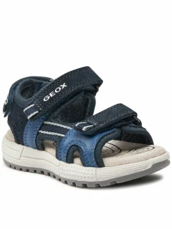 Sandali J Sandal Alben Boy J35AVA 01520 CF44M M Blu scuro