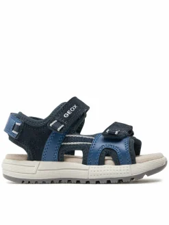 Sandali J Sandal Alben Boy J35AVA 01520 CF44M M Blu scuro