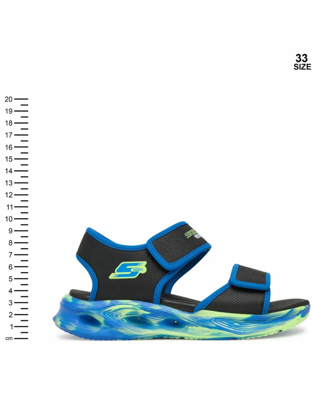 Sandali S-Lights: Sola Glow Sandal - Fusion Brights 407032L/BKBL Nero