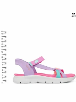 Sandali Slip-Ins: Go Walk Flex Sandal - Lots Of Sol 303028L/MLT Viola