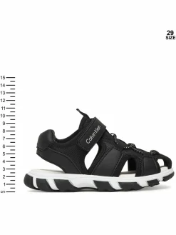 Sandali Velcro Sandal V1B2-83320-1591 Nero
