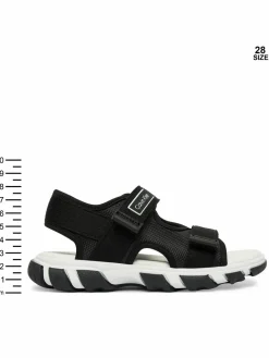 Sandali Velcro Sandal V1B2-83321-1564 Nero