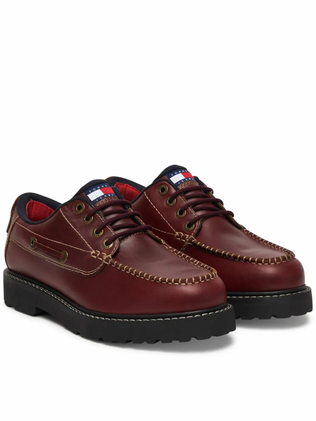 Scarpe basse Archive '01 Boat Shoe Leather EM0EM01651 Marrone