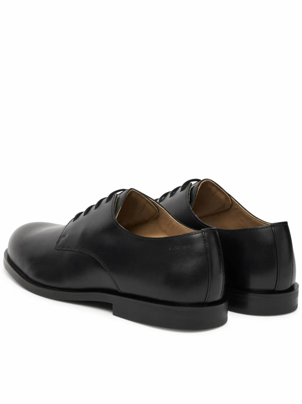 Scarpe basse Ess Rubber Derby Lth HM0HM02056 Nero