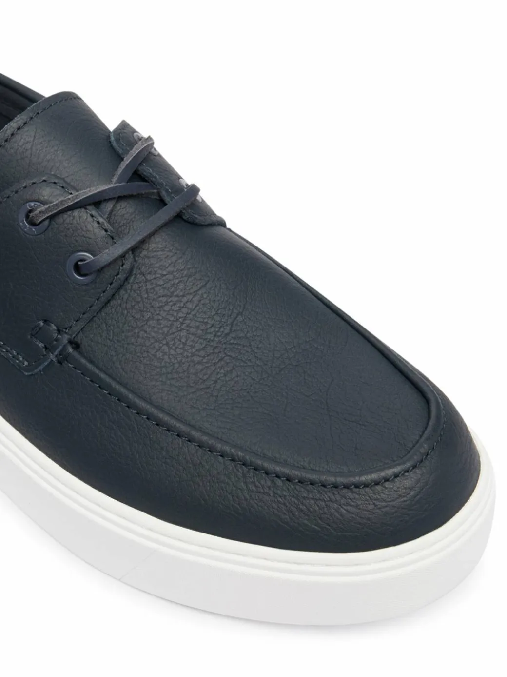 Scarpe basse Hybrid Clean Boat Shoe Lth HM0HM02233 Blu scuro