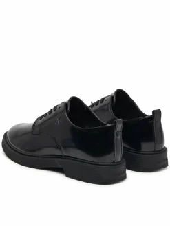 Scarpe basse Low Cut Lace-Up Shoe V3X4-83494-1453 D Nero