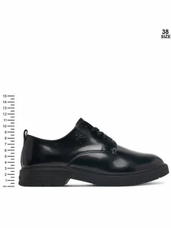 Scarpe basse Low Cut Lace-Up Shoe V3X4-83494-1453 D Nero