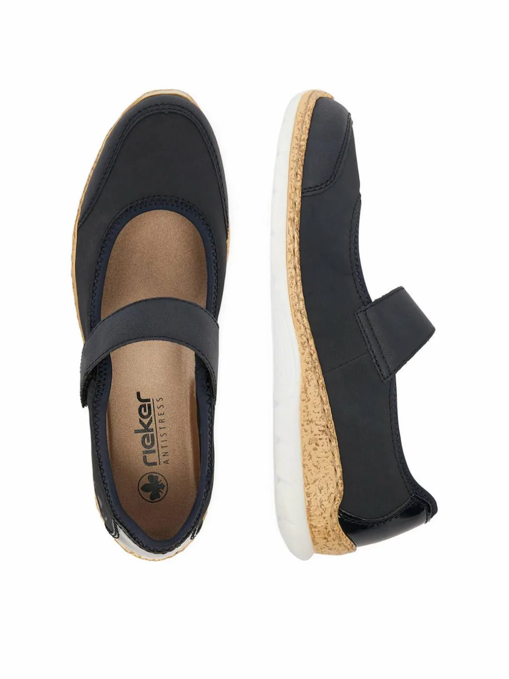 Scarpe basse N42B0-14 Blu scuro