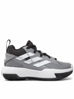 Scarpe da basket Cross Em Up Select Mid Trainers Kids IF0828 Grigio