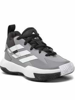 Scarpe da basket Cross Em Up Select Mid Trainers Kids IF0828 Grigio