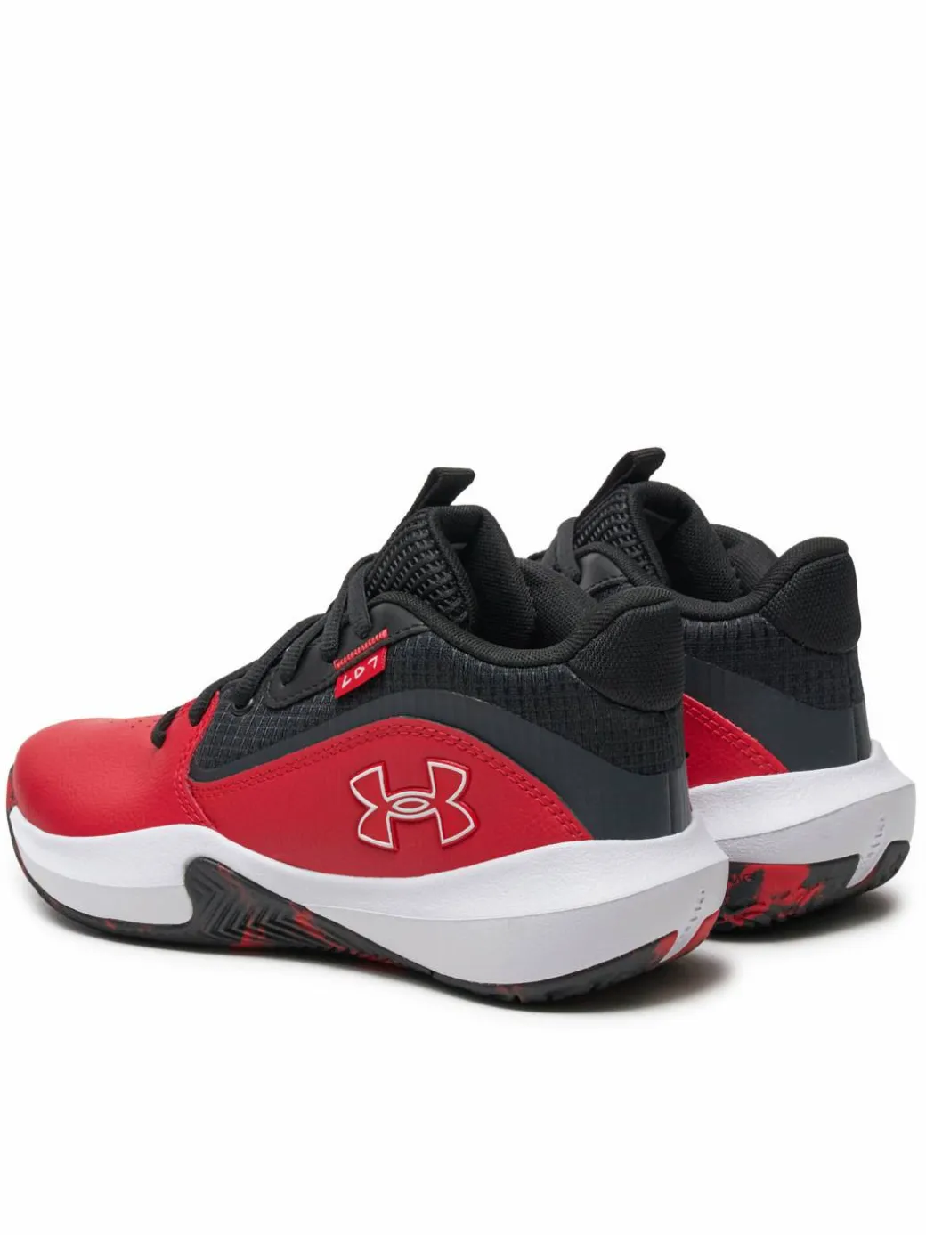 Scarpe da basket Grade School UA Lockdown 7 3028513 Rosso