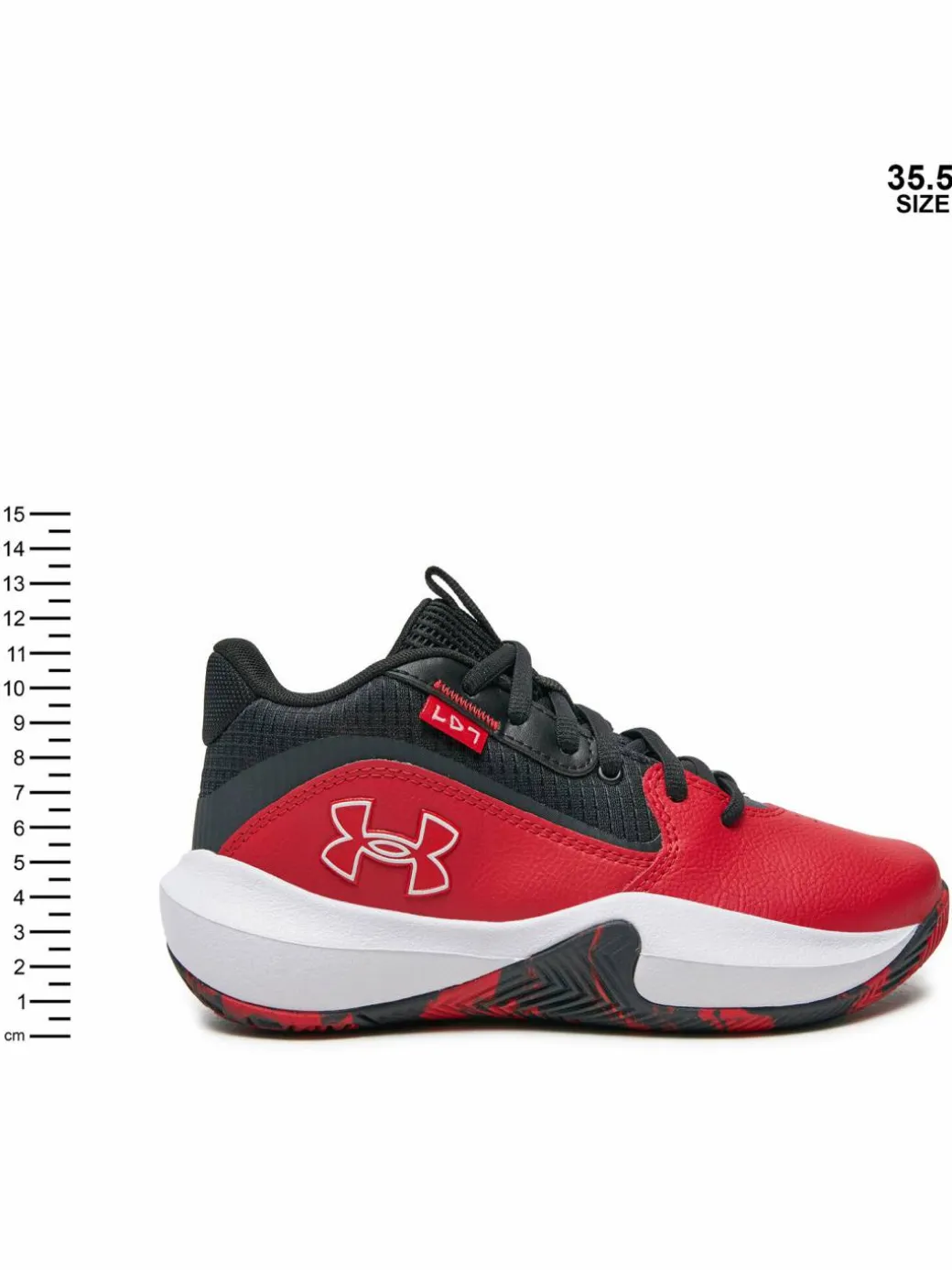Scarpe da basket Grade School UA Lockdown 7 3028513 Rosso