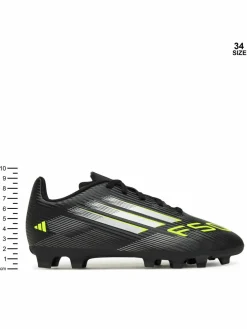 Scarpe da calcio F50 Club Firm/Multi-Ground Boots Kids JI0028 Nero