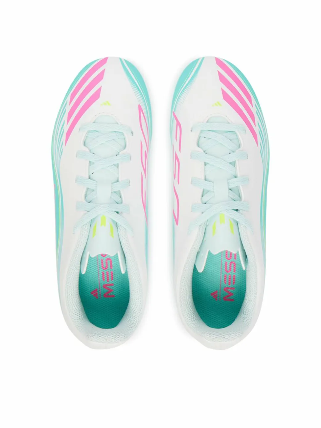 Scarpe da calcio F50 Messi Club Firm Ground / Multi Ground JQ0950 Bianco