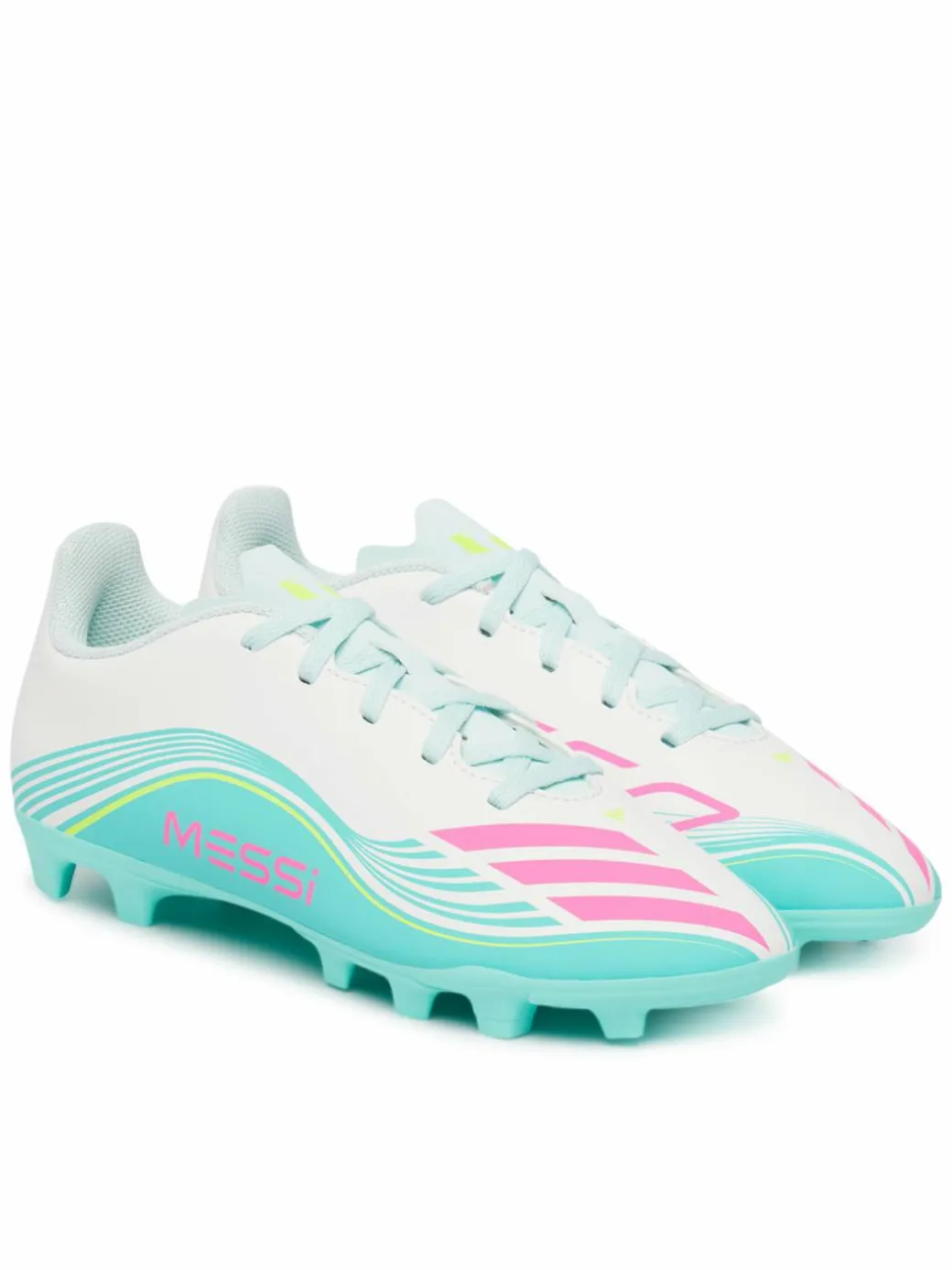 Scarpe da calcio F50 Messi Club Firm Ground / Multi Ground JQ0950 Bianco