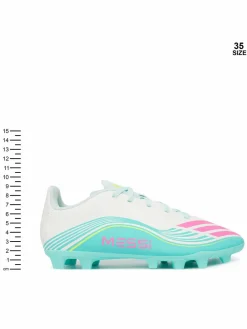 Scarpe da calcio F50 Messi Club Firm Ground / Multi Ground JQ0950 Bianco