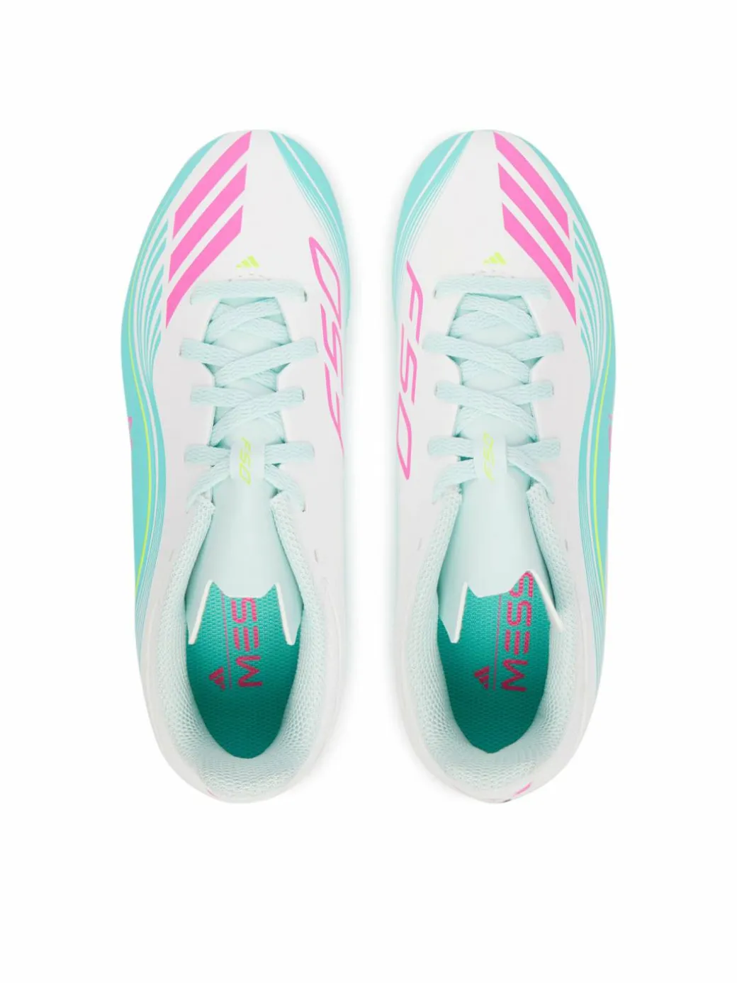 Scarpe da calcio F50 Messi League Firm Ground /Multi Ground JQ0942 Bianco