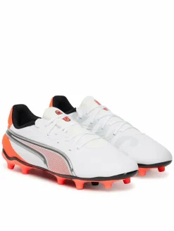 Scarpe da calcio King Match Fg/Ag Jr 108837 01 Bianco