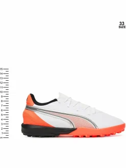 Scarpe da calcio King Match Tt Jr 108838 01 Bianco