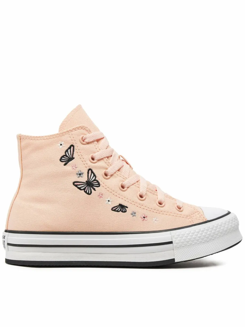 Scarpe da ginnastica Chuck Taylor All Star Eva Lift Butterflies A07355C Rosa