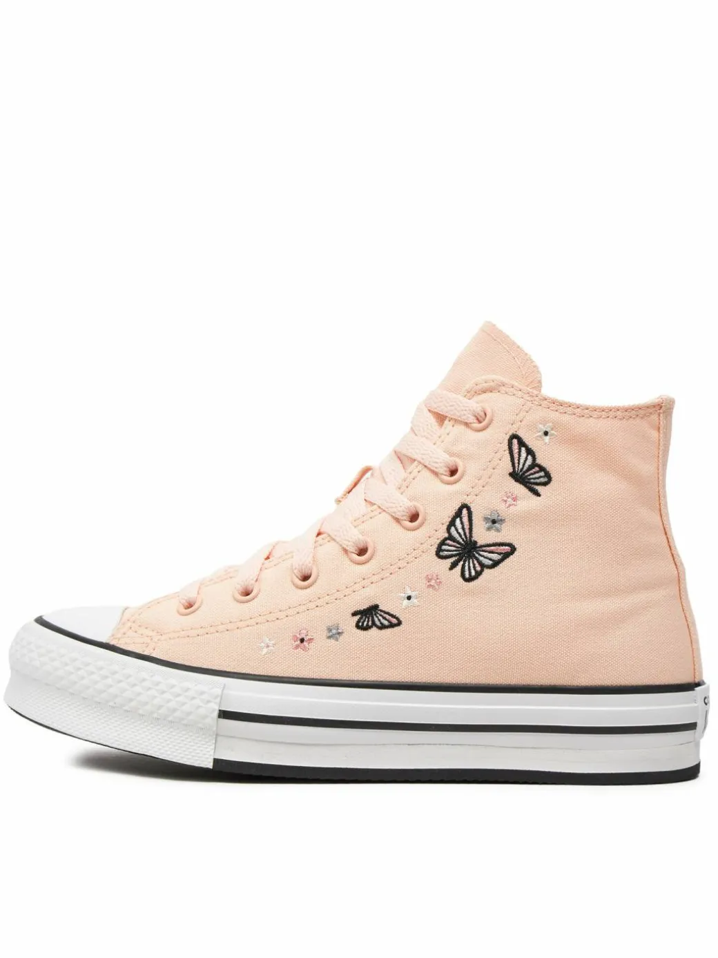 Scarpe da ginnastica Chuck Taylor All Star Eva Lift Butterflies A07355C Rosa