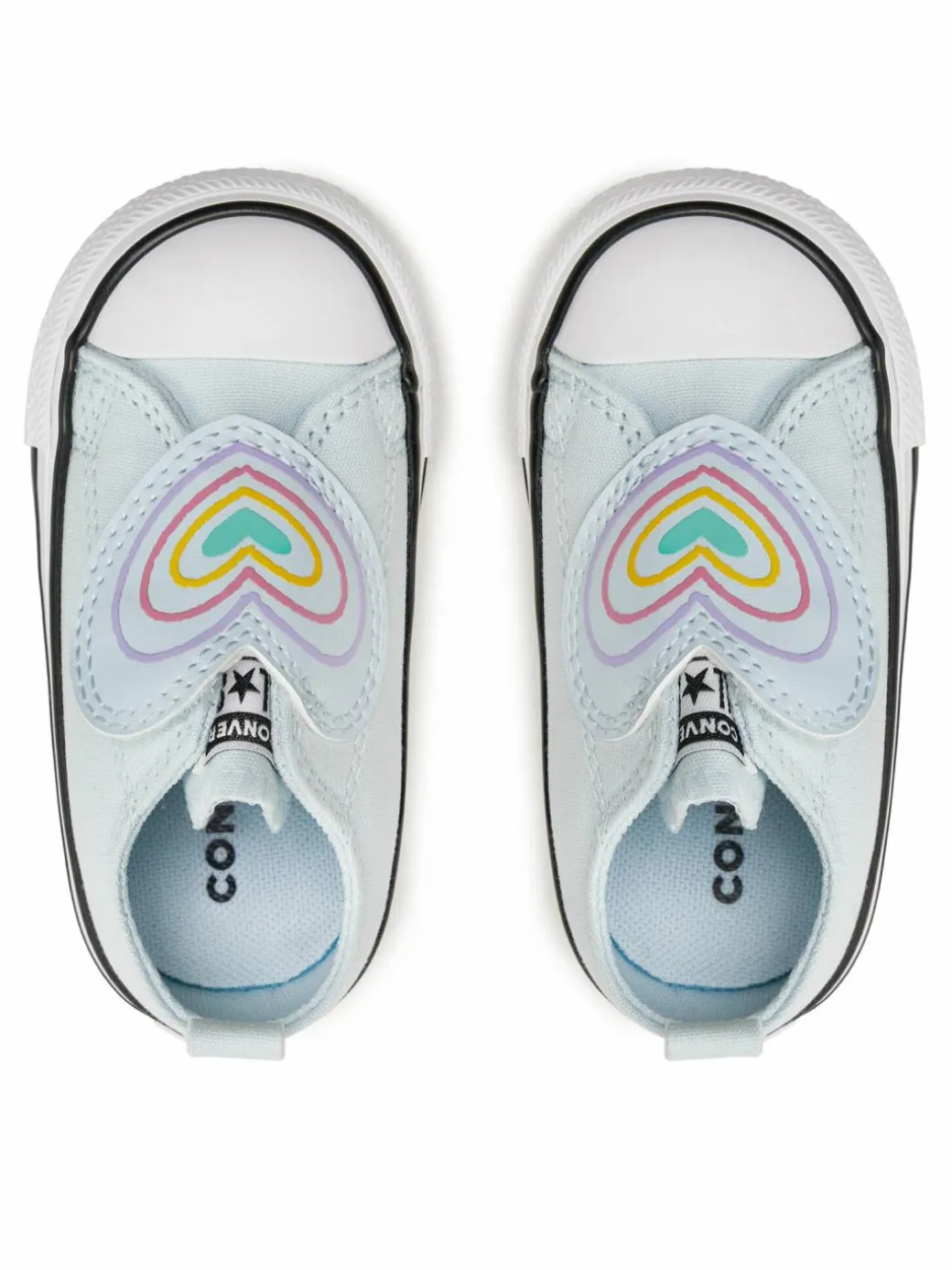 Scarpe da ginnastica Chuck Taylor All Star Heart Strap Easy-On A08380C Grigio