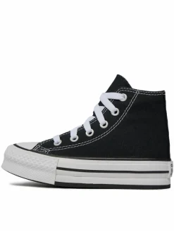 Scarpe da ginnastica Chuck Taylor All Star Lift Platform High Top Little Kids 372859C Nero