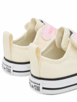 Scarpe da ginnastica Chuck Taylor All Star One Strap Embroidered Floral Easy On A13452C Écru