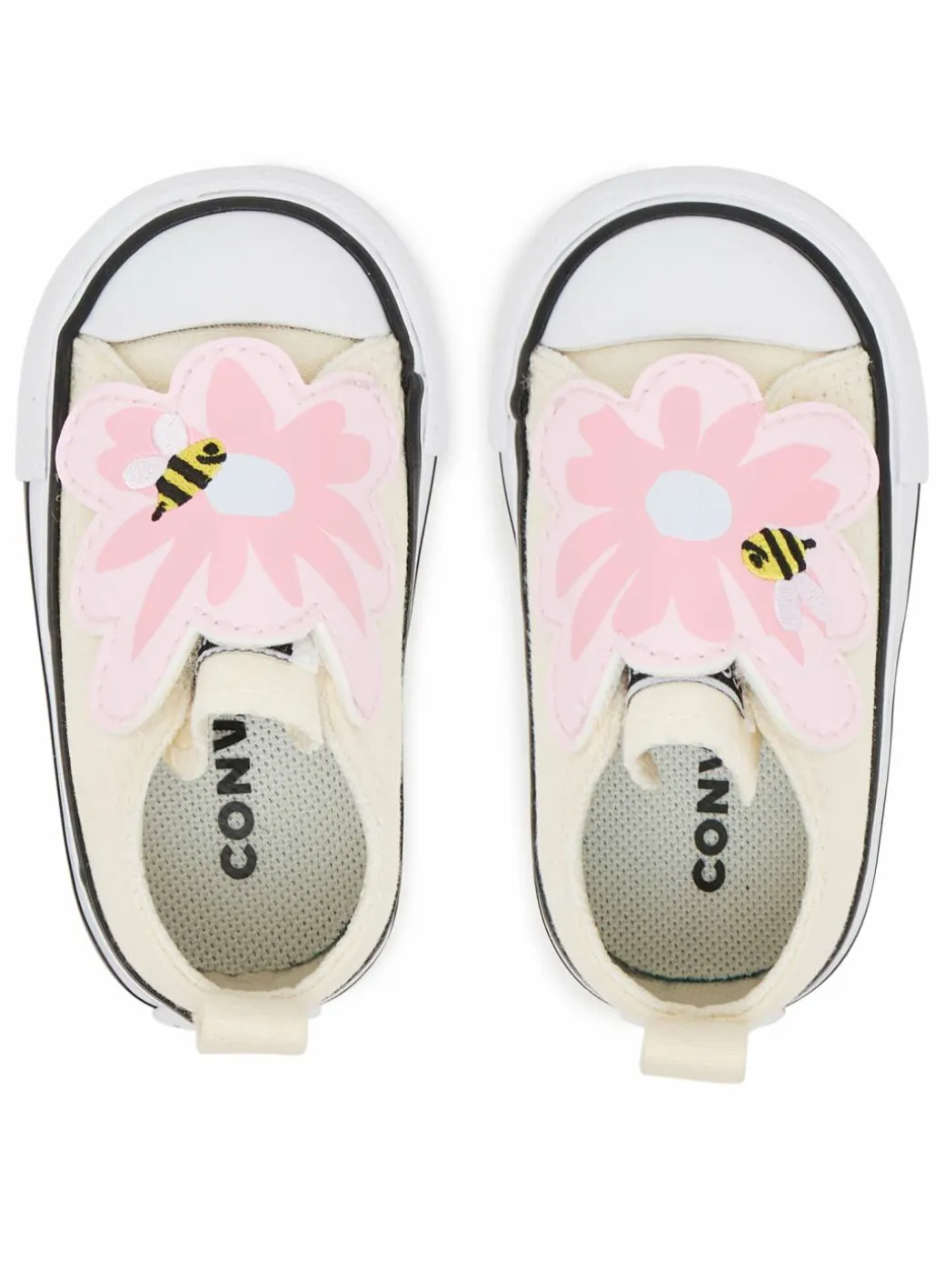 Scarpe da ginnastica Chuck Taylor All Star One Strap Embroidered Floral Easy On A13452C Écru