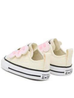 Scarpe da ginnastica Chuck Taylor All Star One Strap Embroidered Floral Easy On A13452C Écru