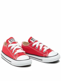 Scarpe da ginnastica Inf Chuck Taylor All Star Ox 7J236C Rosso