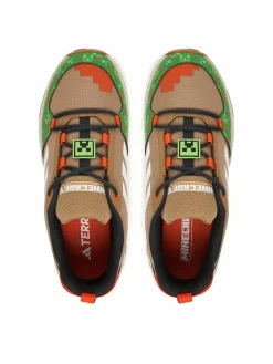 Scarpe da trekking Minecraft Terrex Ax4R Hiking JR1289 Marrone