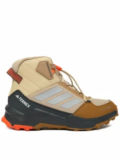 Scarpe da trekking Terrex Ax4r Mid CLIMAWARM+ Hiking JS2922 Marrone