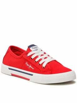 Scarpe sportive Brady Boy Basic PBS30527 Rosso