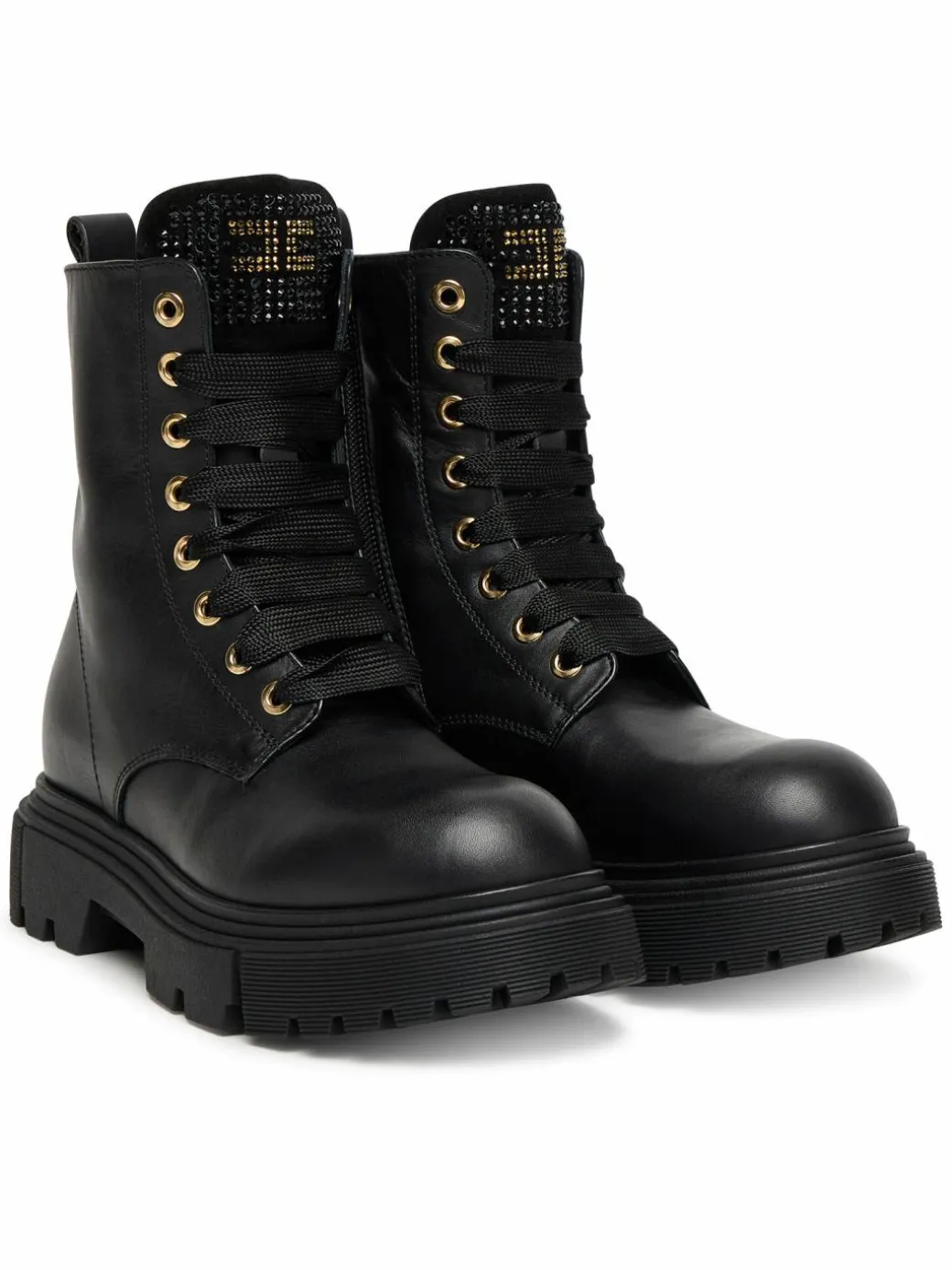 Scarponcini Lace-Up Bootie F4A5-E0411-1251 D Nero