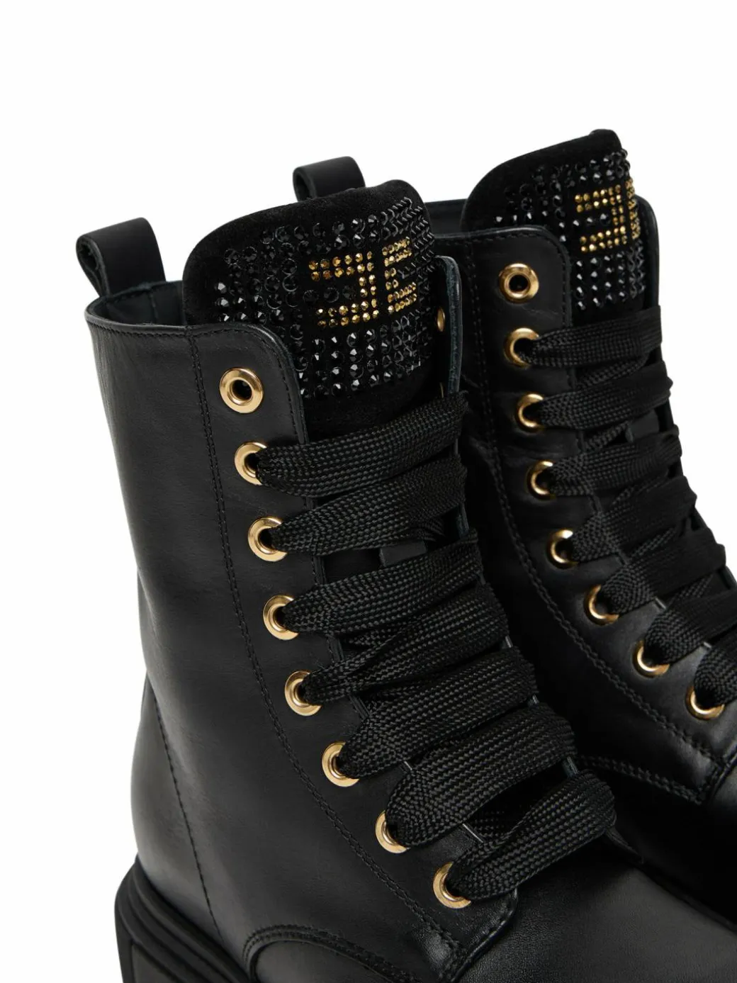 Scarponcini Lace-Up Bootie F4A5-E0411-1251 D Nero