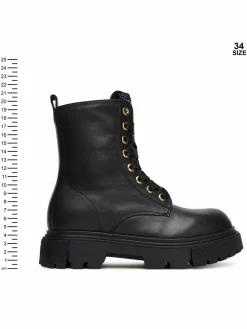Scarponcini Lace-Up Bootie F4A5-E0411-1251 S Nero