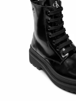 Scarponcini Lace-Up Bootie V4A5-81031-1453 S Nero