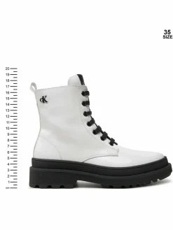 Scarponcini Lace-Up Bootie V4A5-81031-1453 S Bianco