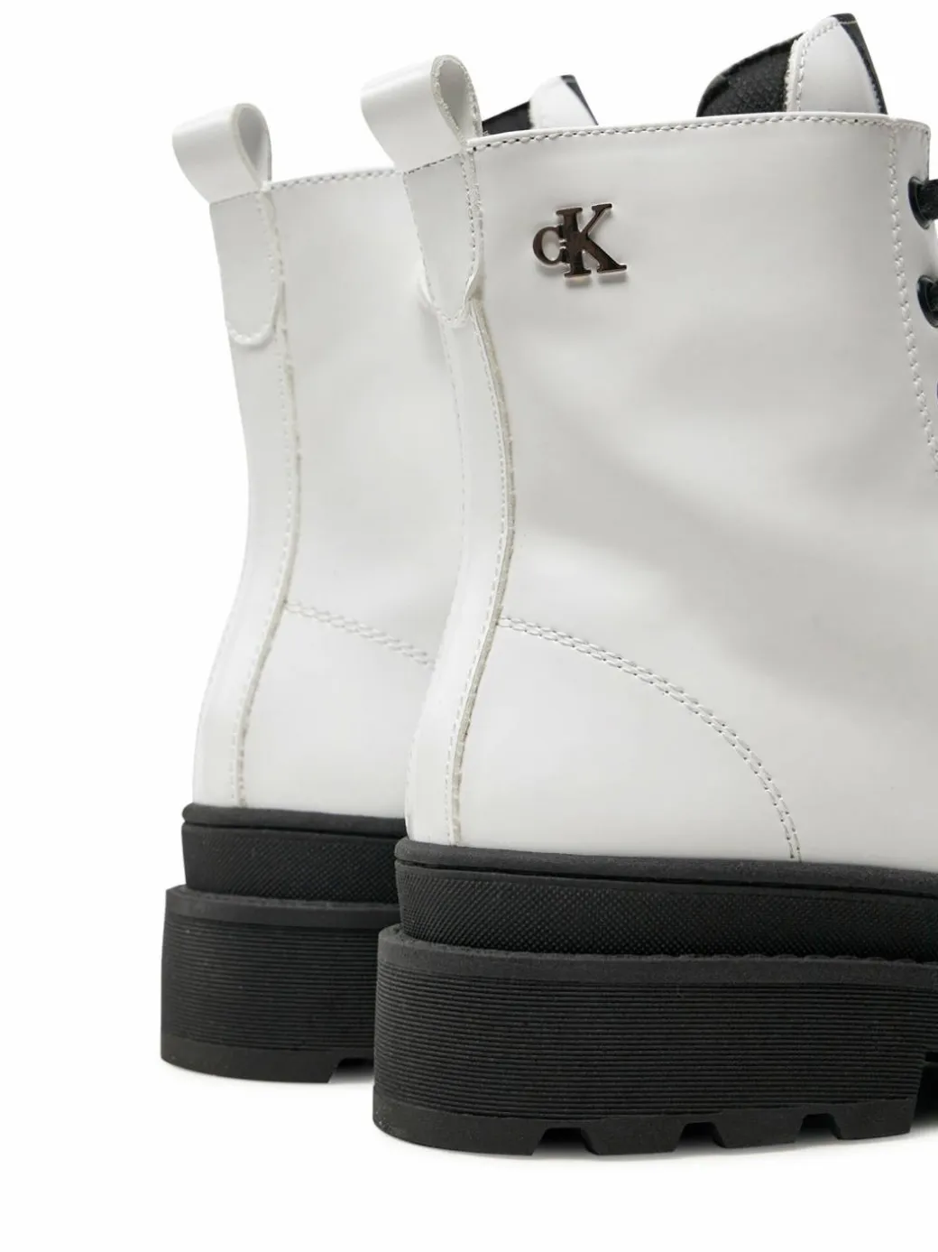 Scarponcini Lace-Up Bootie V4A5-81031-1453 S Bianco