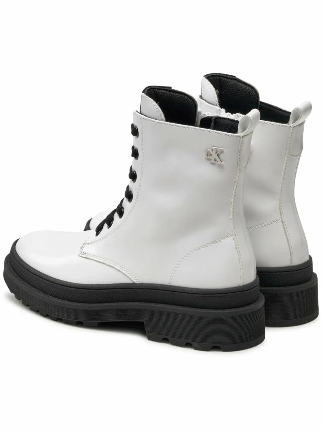 Scarponcini Lace-Up Bootie V4A5-81031-1453 S Bianco