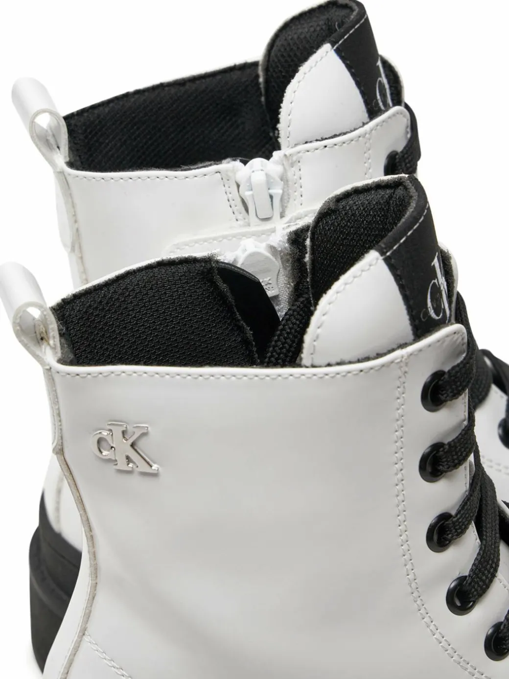 Scarponcini Lace-Up Bootie V4A5-81031-1453 S Bianco