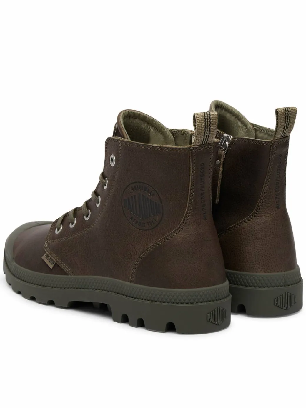 Scarponcini Pampa Zip Lth Ess 76888-308-M Verde