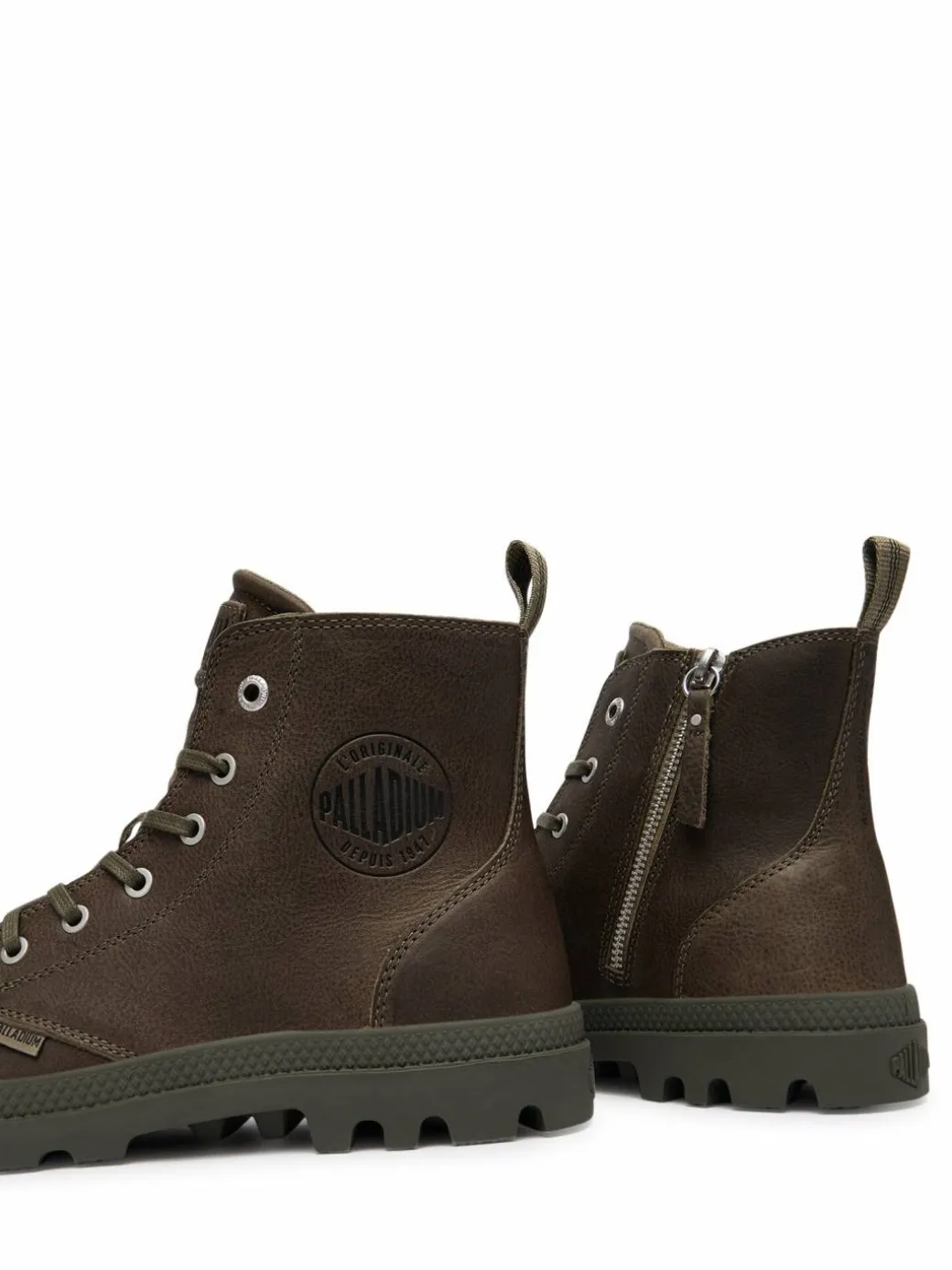Scarponcini Pampa Zip Lth Ess 76888-308-M Verde