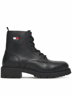 Scarponcini Tjw Lace Up Leather Boot EN0EN02824 Nero