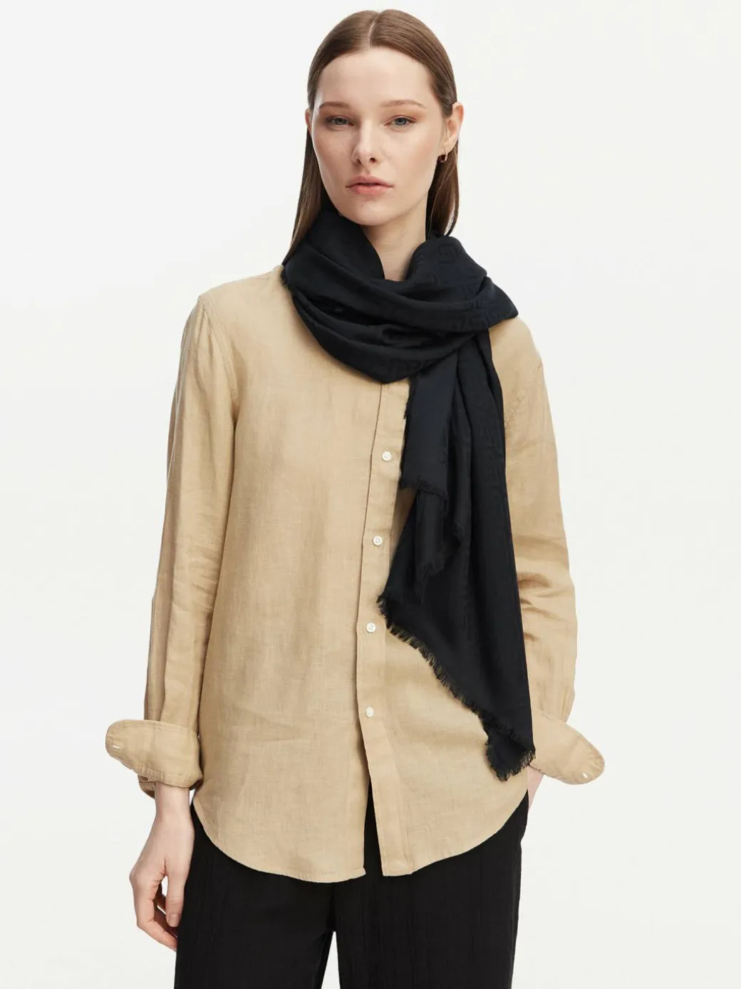 Scialle 2A6001 T0300 Nero