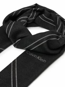 Scialle Emblem Repeat Lw Shawl W Fringes LV04F8074G Nero